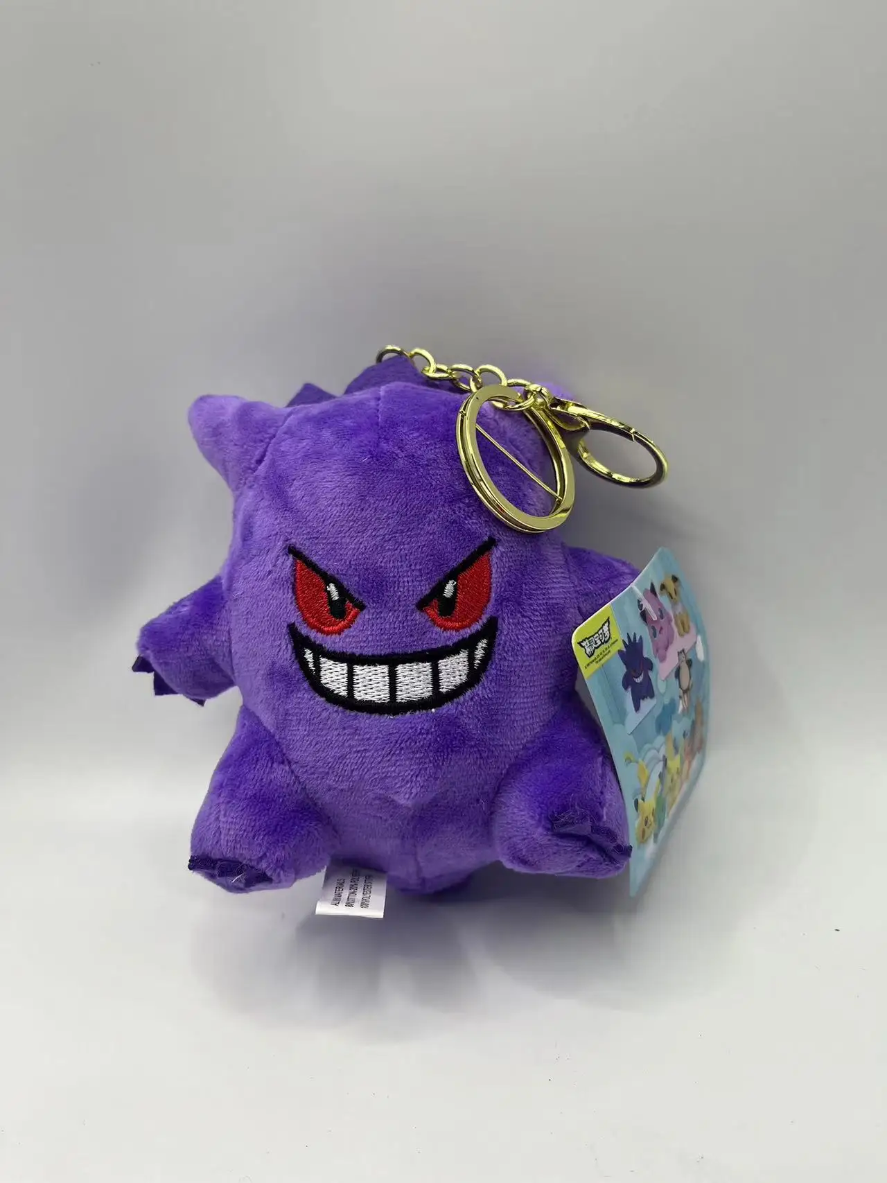 1pcs Pokemon Gengar 10cm Plush Toys Soft Stuffed Animals Doll Pendant Keychain Dolls Gift