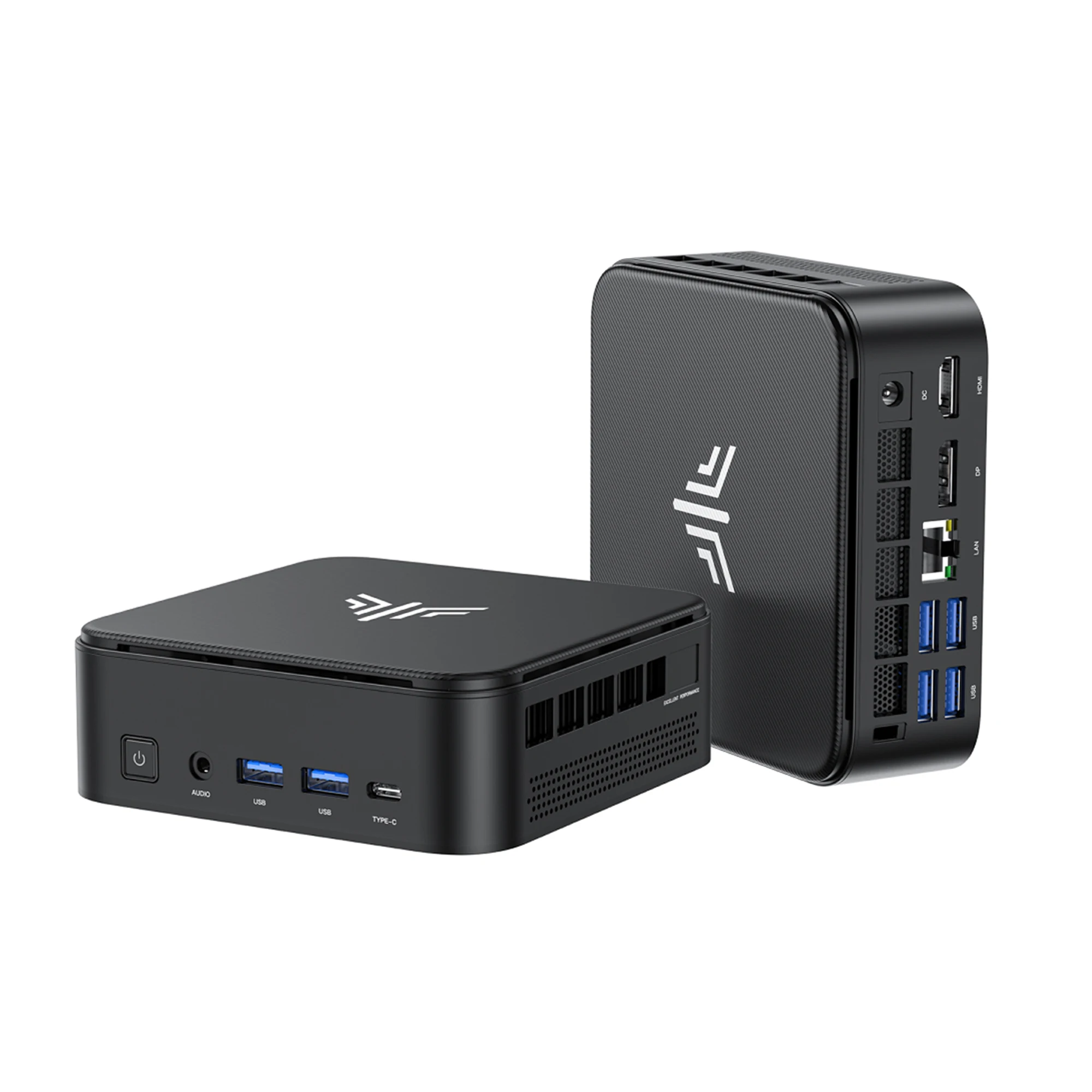 ACEMAGIC Mini PC met AMD Ryzen 7 7730U 16 GB DDR4 512 GB M.2 SSD Mini Gaming PC met USB Type-C Ondersteunt drievoudig 4K-scherm