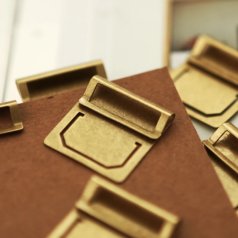 6 шт./набор, латунные закладки для книг