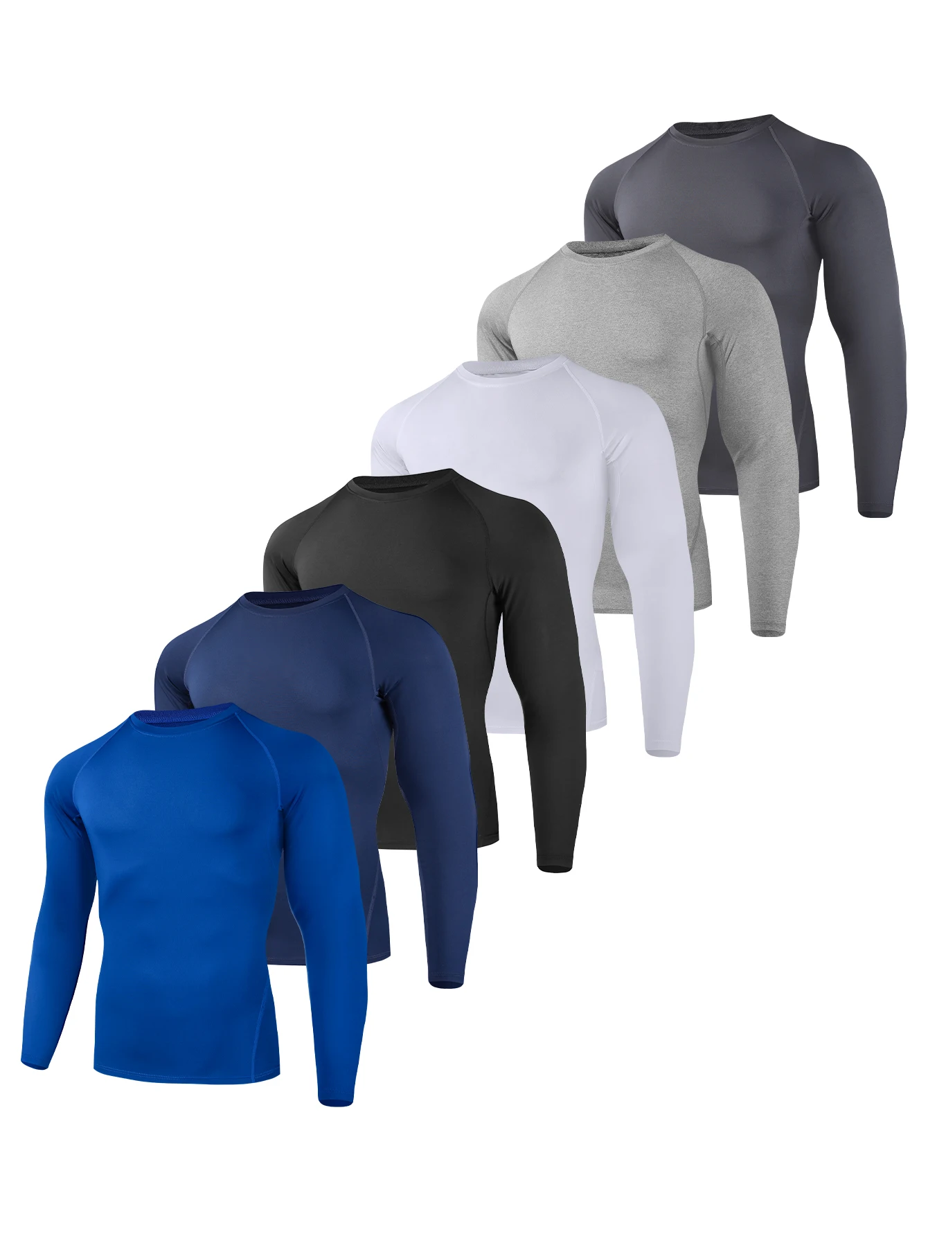 2025 Best-selling sports tight long-sleeved T-shirts, cycling, morning running, track and field training, basketball