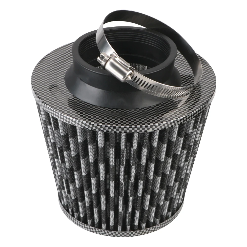 Universal Car Air Filtros, Vent Filter, High Flow Intake Kit, Mesh Cone, Protetor Do Motor, Substituição, Auto Acessórios, 76mm, 3"