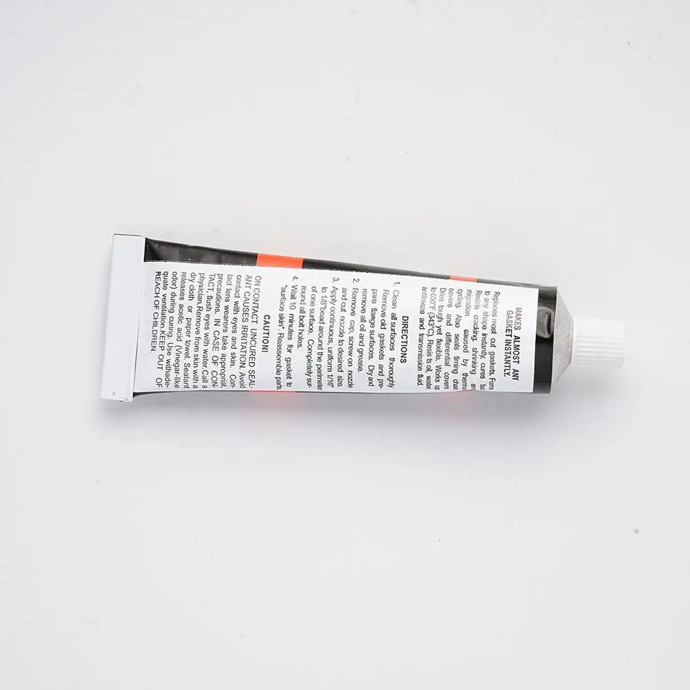 85g น้ํายาซีลแข็งรถยนต์ น้ํายาซีลเหลวเครื่องยนต์รถยนต์ ปะเก็นตัวถังรถยนต์ บํารุงรักษาฟรี เครื่องมือกาวป้องกันการรั่วไหลของน้ํามัน