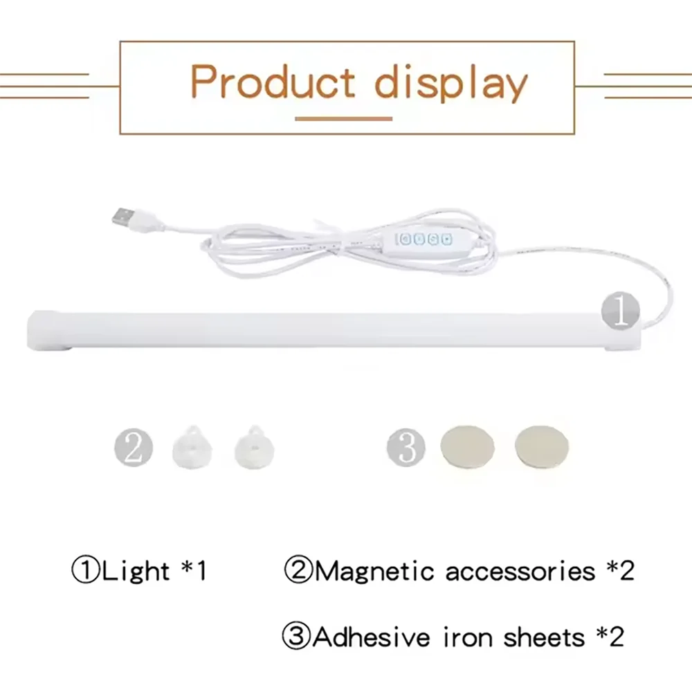 Oświetlenie LED pod szafką Wtyczka USB Możliwość przyciemniania 3 zmiany kolorów Lampka nocna LED Oświetlenie kuchni i sypialni z paskiem magnetycznym Led Bar