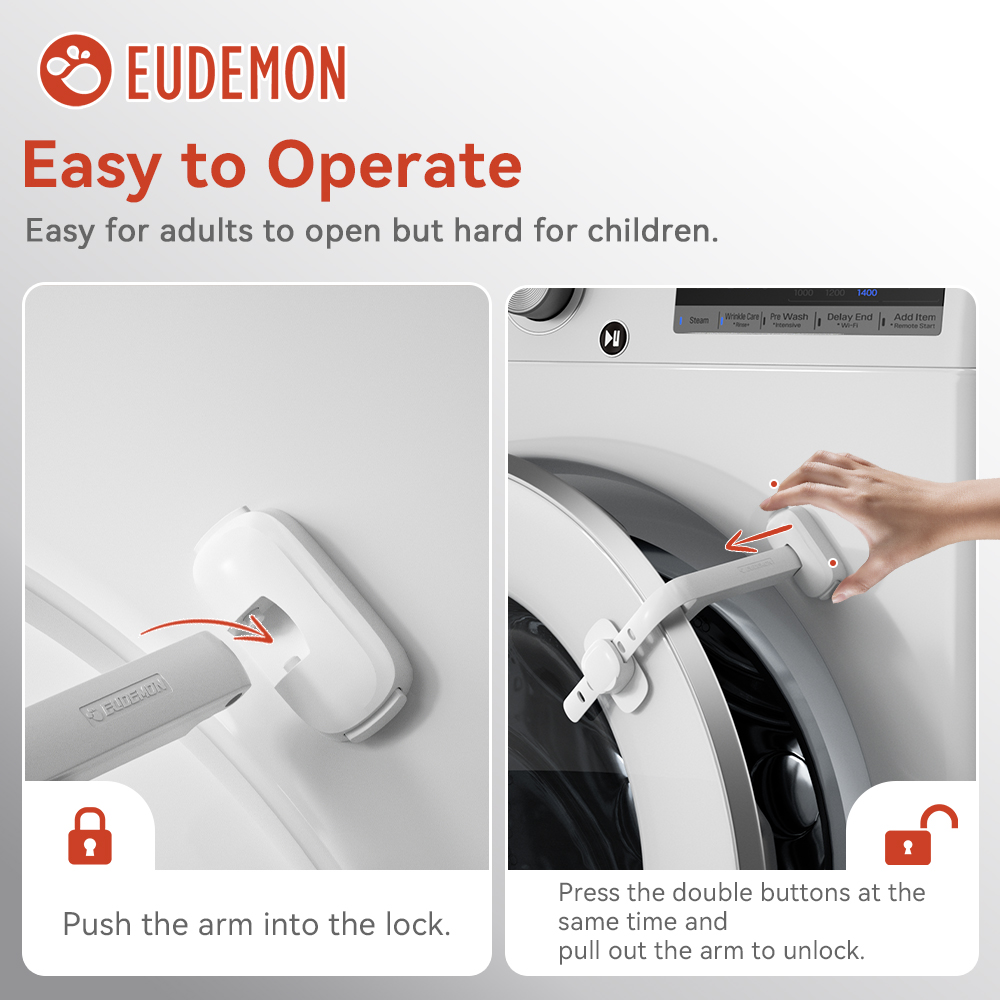 EUDEsimplifié-Butée de porte de sèche-linge pour bébé, accessoire de lave-linge à charge frontale, machine à laver pour enfants, sécurité, 1 pièce