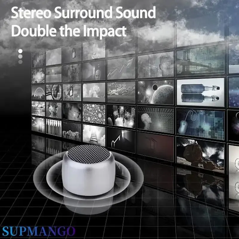 M1 ポータブル Bluetooth スピーカー音楽ステレオサラウンドミニ USB 屋外サブウーファースピーカーオーディオプレーヤースピーカーマイク