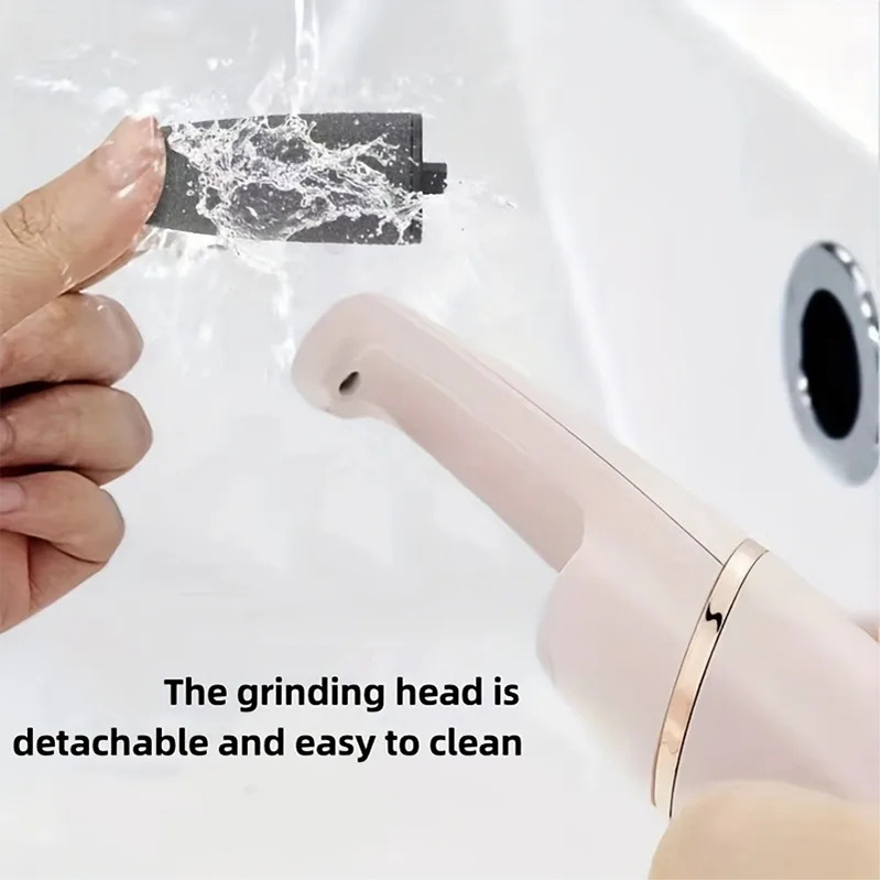 Moedor de pé elétrico automático calo do pé esfregando pedicure removedor de calos de pele morta para pé recarregável máquina da beleza do pé