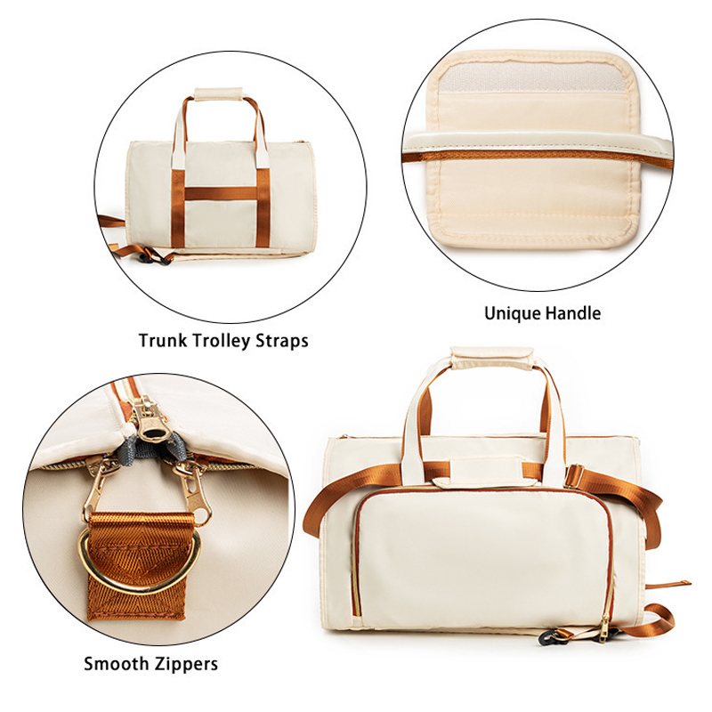 Faltbare Gepäcktasche, tragbare Reise-Kleidertaschen, große Kapazität, Seesack, erweiterbare Kleidungsaufbewahrung, Rucksäcke, Umhängetasche