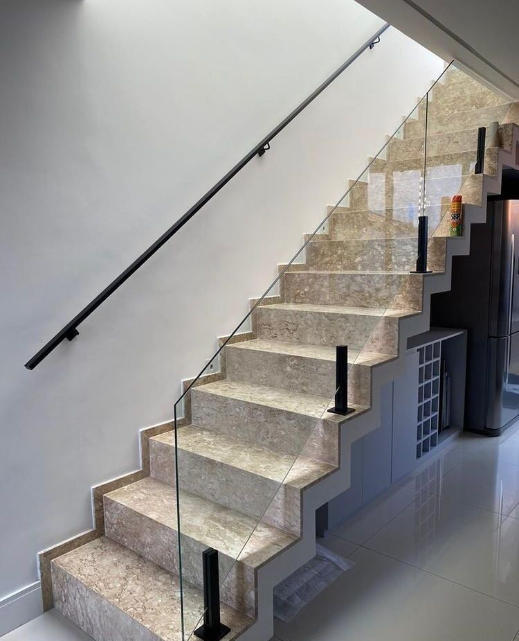 High Quality Modern Terrace Railings Design Glass Balustrade Frameless Railing Balcony with Glass Stainless Steel Handrails
