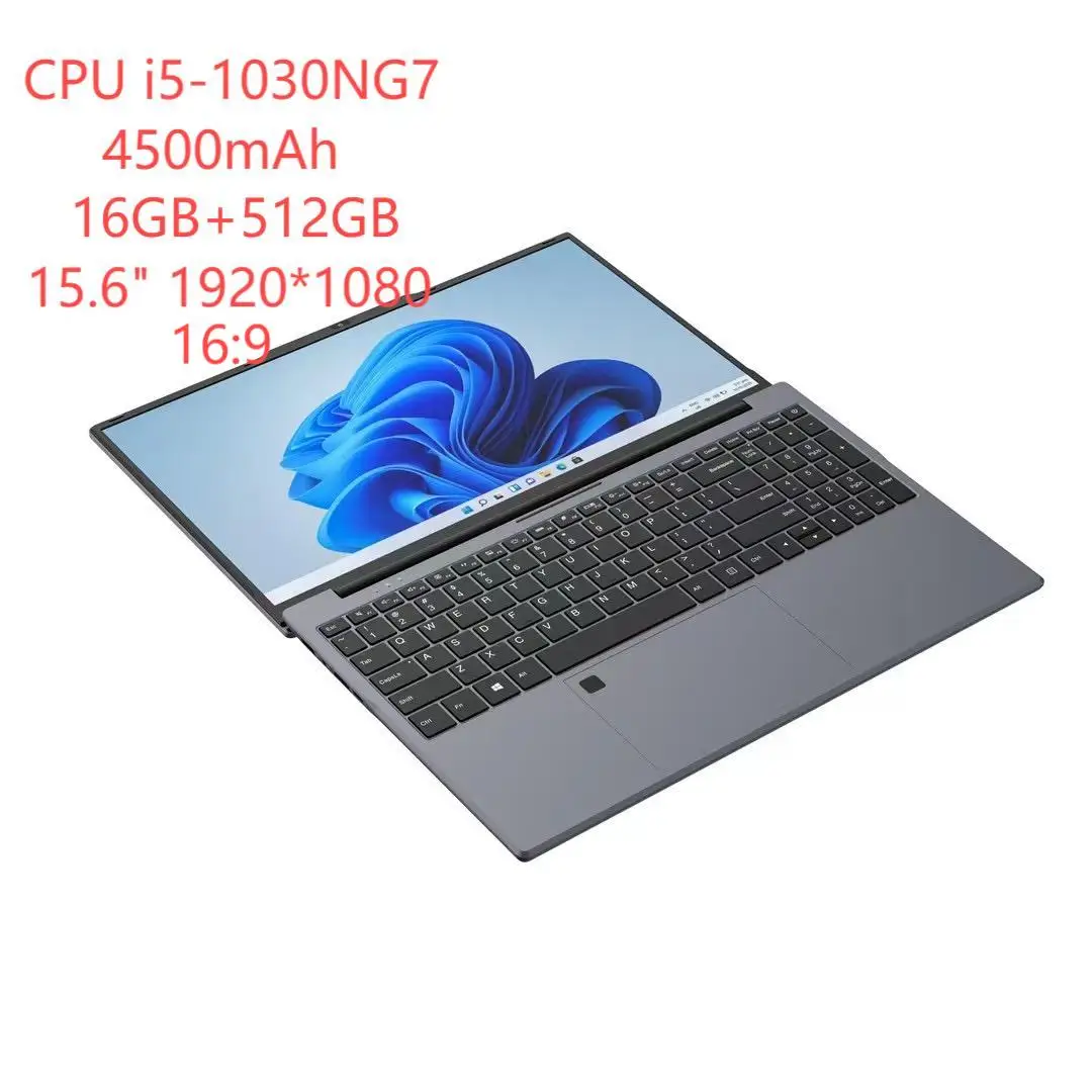 FW 1030NG7, laptop, 15.6-inch screen, 1920*1080 resolution, 16GB+512GB, 4500mAh battery, Bluetooth 4.0, black