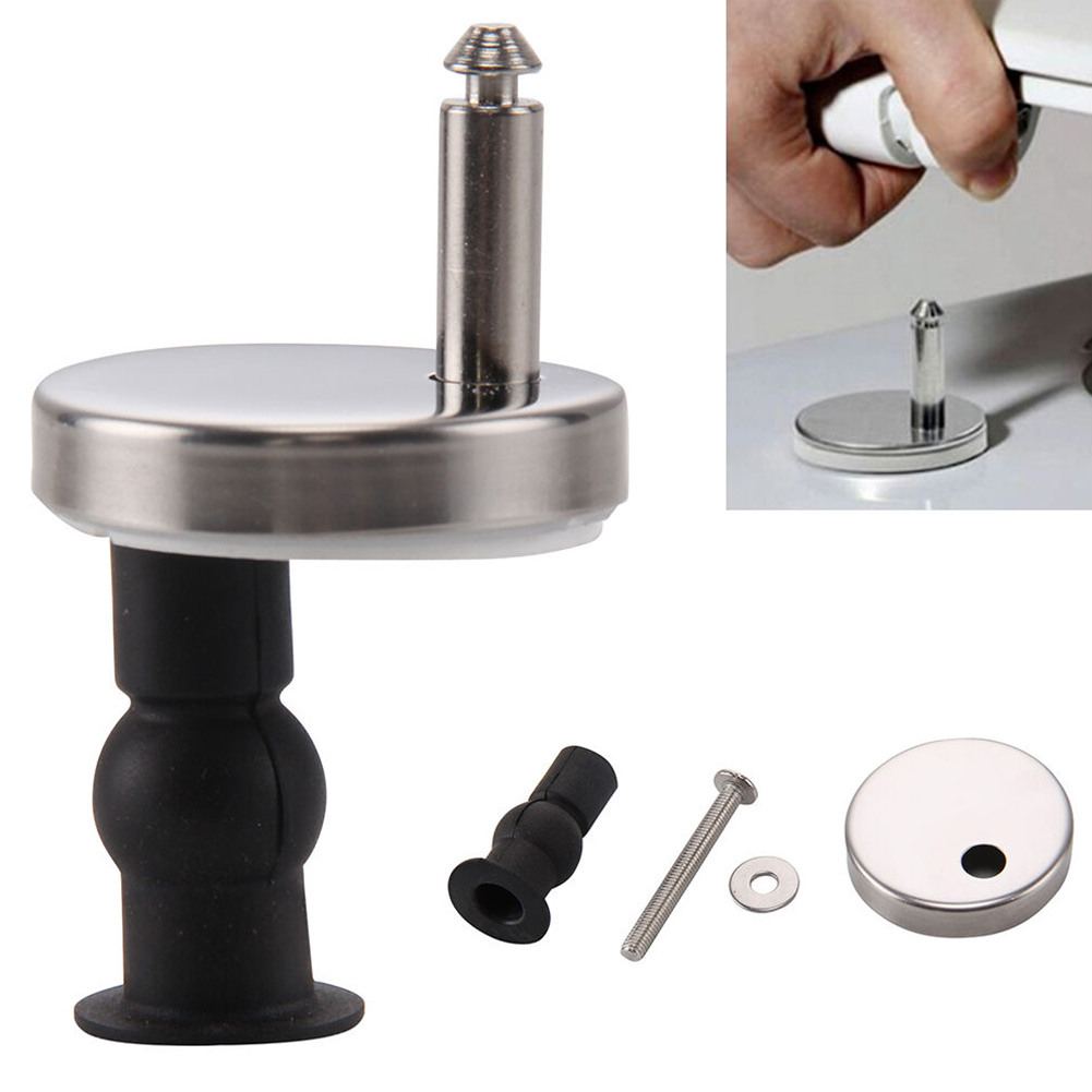 2 stücke WC-Deckel oben Befestigungs scharnier Edelstahl Universal-Toiletten sitz Scharnier Soft Release Schnell verschluss Ersatzteile