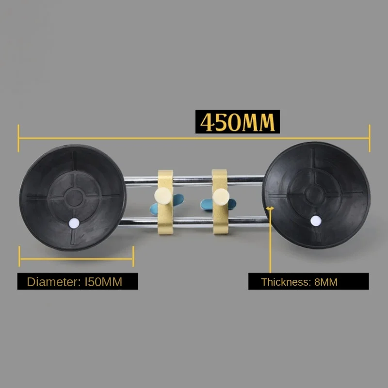150MM Manual Seamless Stone Seam Setter Batu Marmer Seamless Splicing Vakum Suction Cup Tile Installation Leveling Splicer Baru
