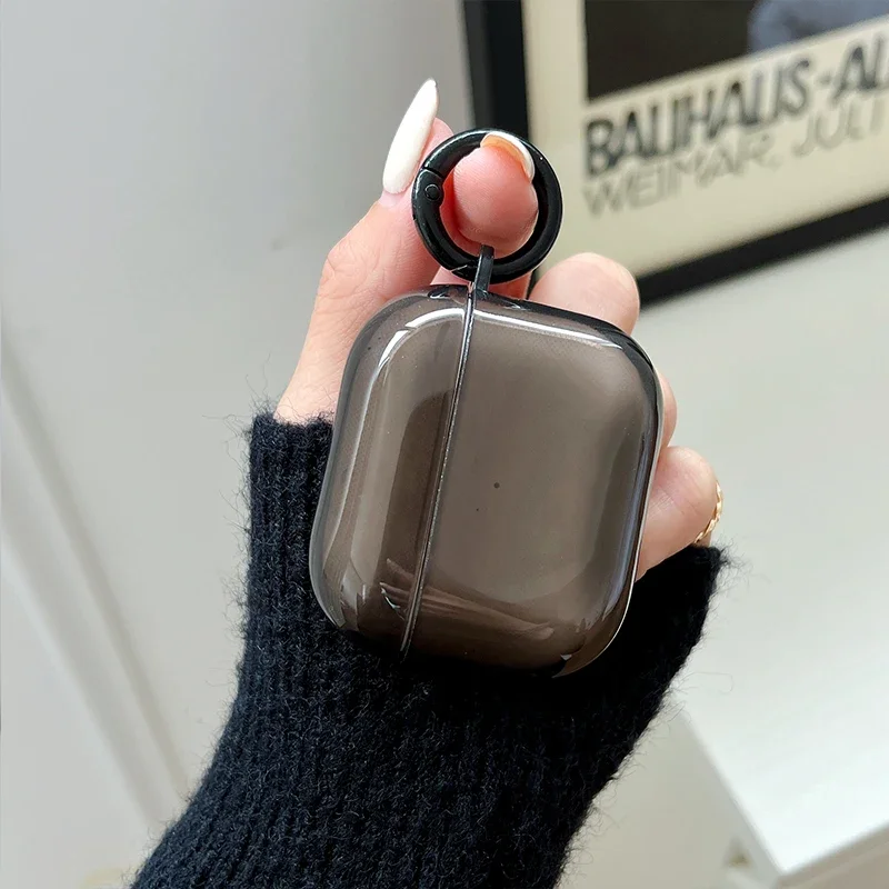 Funda fluorescente para auriculares de Color caramelo para Apple AirPods Pro 3 Air Pods 4 2 1 funda protectora transparente de TPU suave y transparente