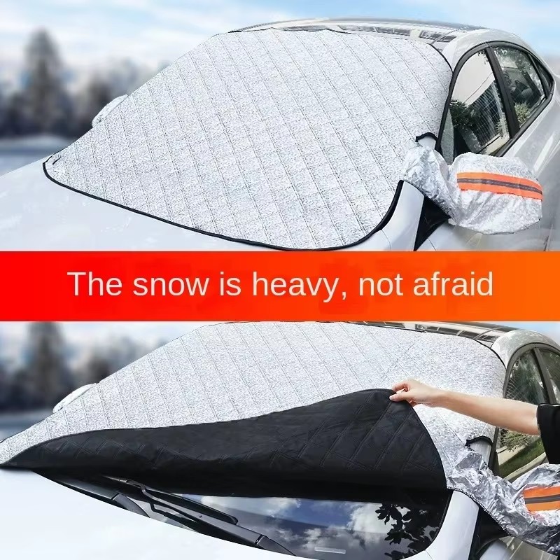 Protector de nieve magnético para coche, prevención de escarcha, prevención de escarcha, parabrisas delantero, parasol, escudo de nieve grueso, abrigo para coche, 1 ud.