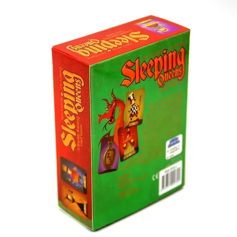 2024 ใหม่ล่าสุดการ์ดภาษาอังกฤษเต็มรูปแบบSleeping Queensเกมกระดาน 2-5 คนของขวัญครอบครัวWake Up Queenเกมกลยุทธ์สนุกของเล่นเด็ก