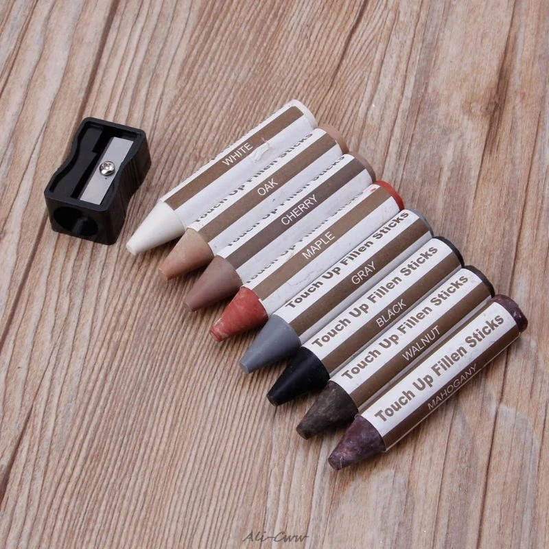 12/17/21 ชิ้นเฟอร์นิเจอร์ Touch Up ชุดเครื่องหมาย amp Filler Sticks ไม้รอยขีดข่วนคืน patch สีปากกาไม้คอมโพสิตซ่อม