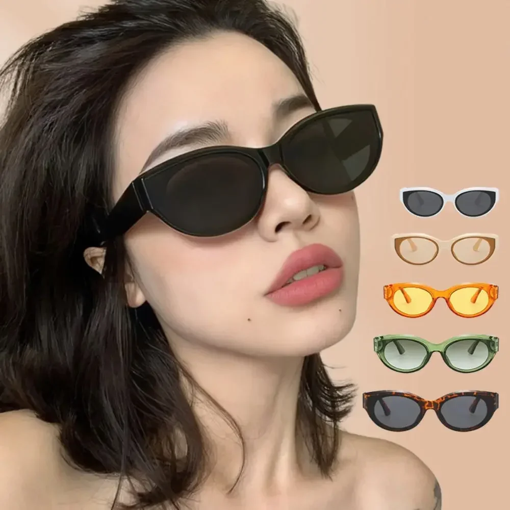 Nueva llegada gafas de sol tipo ojo de gato gafas ovaladas para mujer marca Vintage gafas de sol cuadradas elípticas para mujer gafas femeninas