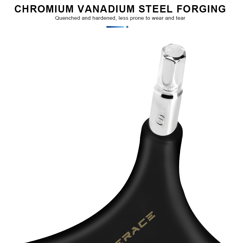 Llave hexagonal de 3 vías para bicicleta, llave Allen en forma de Y de 4/5/6mm, herramienta de reparación de bicicletas de montaña y carretera multifuncional de acero CR-V triangular