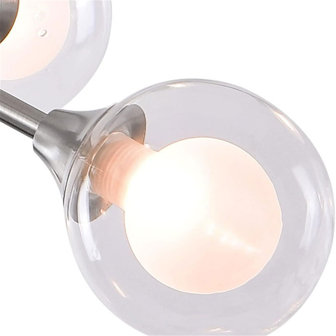 Ball in Ball G9 Globe Glasschirm Ersatzklar Weiß D80mm D100mm D120mm D150mm mit 20mm Monteuröffnung Lampenschirm G9 Abdeckung