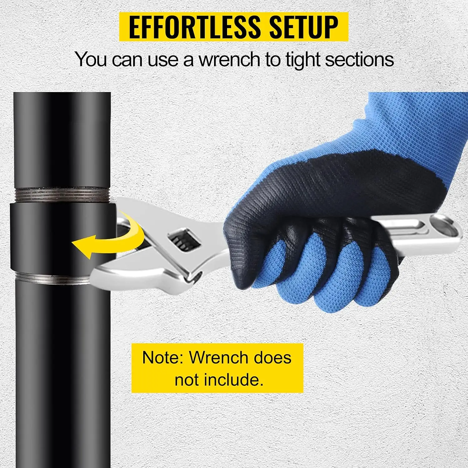 Sail Pole Extension, 21" Height Shade Pole Extension, 3" Diameter Shade Sail Pole Extender