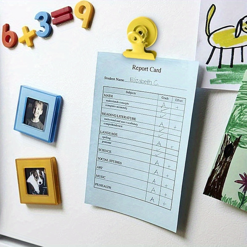 6er-Pack bunte magnetische Clips für Whiteboard, Kühlschrankmagnete, Kühlschrankmagnete für Kühlschrank, Kühlschrankmagnet