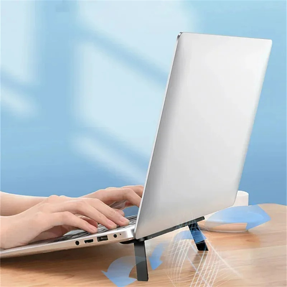 Supporto universale per laptop per MacBook Pro 13 15 Air Lenovo Samsung Notebook Tappetino di raffreddamento Supporto per laptop invisibile