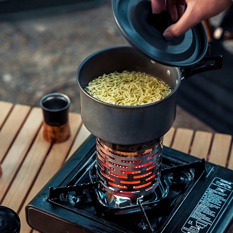 Mini Gas Heizung Herd Tragen-beständig Outdoor Camping Tragbare Stahl Wärmer Heizung Abdeckung Ausrüstung