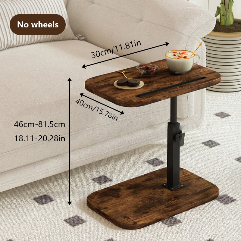 Table basse élévatrice, petite table basse, table de canapé de salon, table de chevet d'appoint, table basse