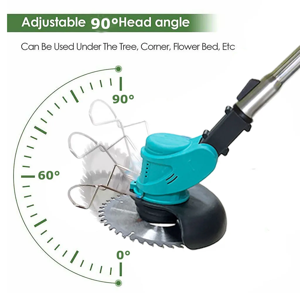 2 pezzi batterie tagliaerba da giardino elettrico a batteria con lame tagliaerba a corda senza fili tagliaerba sostituire per Makita 18v