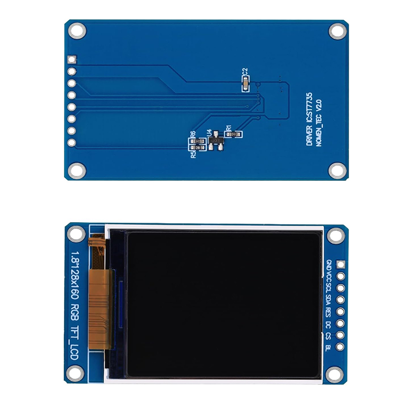 1.8 inch TFT LCD Module LCD Screen Module SPI serial 51 drivers 4 IO driver TFT Resolution 128*160 For Arduino