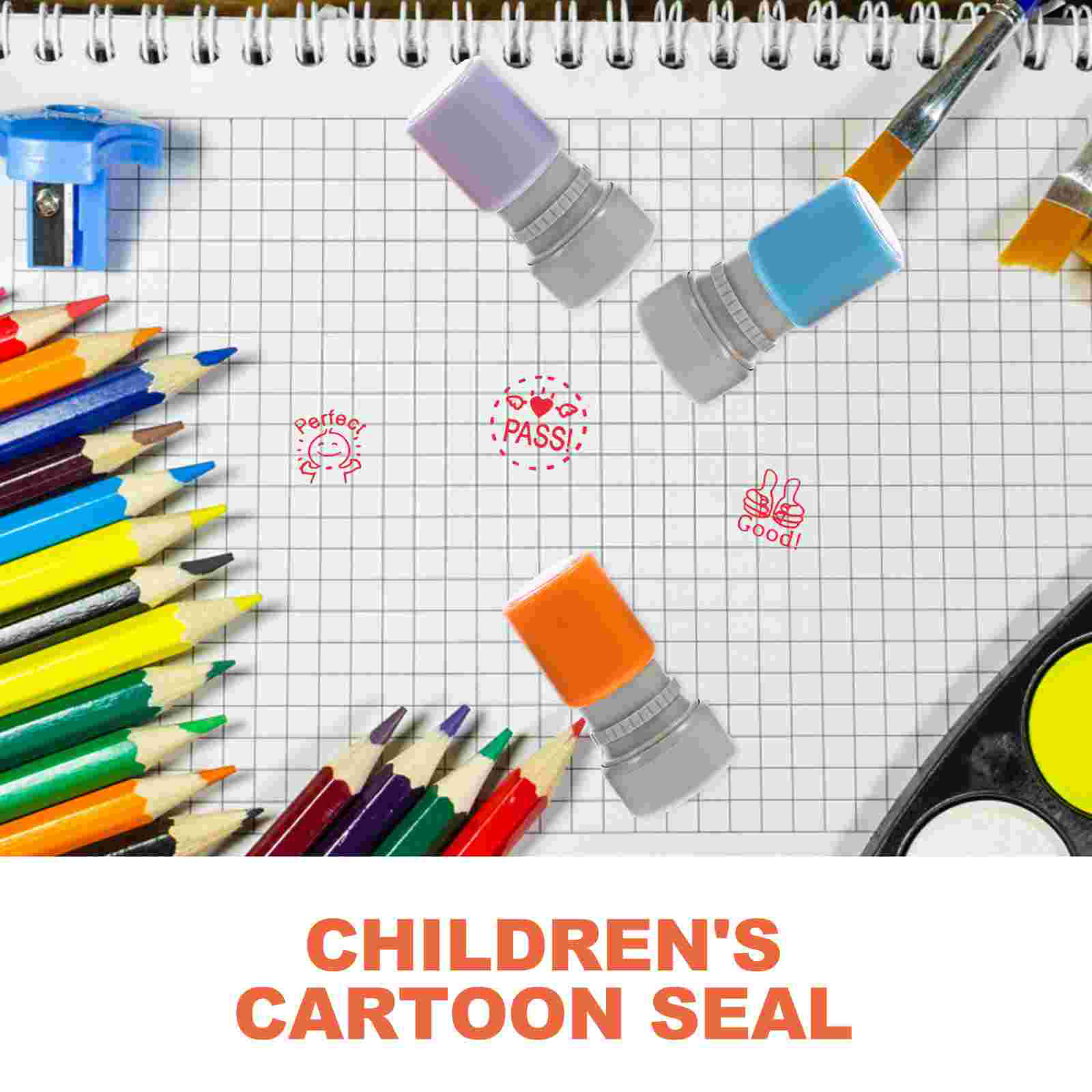 6 pçs morrer capítulo dos desenhos animados das crianças selos postais professor carimbo de plástico para professores