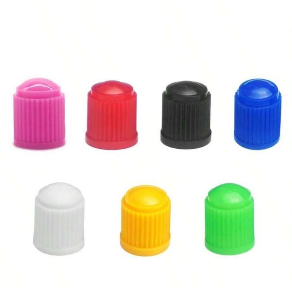 Novo 20 pçs tampas de poeira da válvula do pneu carro bicicleta motocicleta tampa da válvula plástica