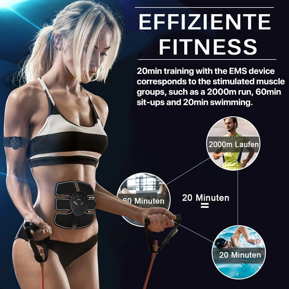 Ems abs estimulador hip trainer exercício abdominal fitness corpo emagrecimento massageador adesivos perda de peso massageador estimulador muscular