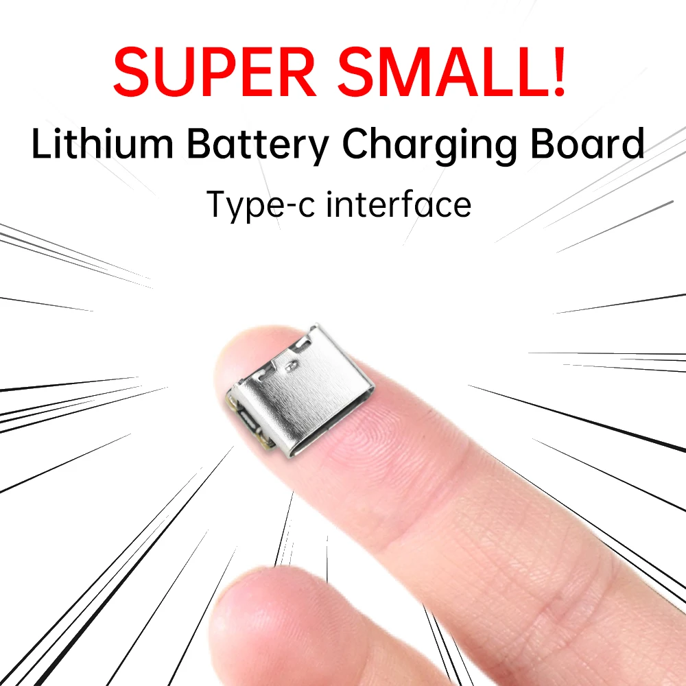 1/5/10PCS Li-Ion Battery Charging Protection Board 3.7V 4.2V 18650 Keyboard Charging Power Short circuit Protection Board Type-C