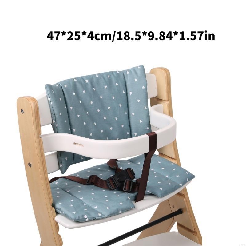 Almofada para cadeira de jantar de bebê, outono e inverno, portátil, antiderrapante, almofada para cadeira alta, acessórios para cadeira de crescimento de bebê