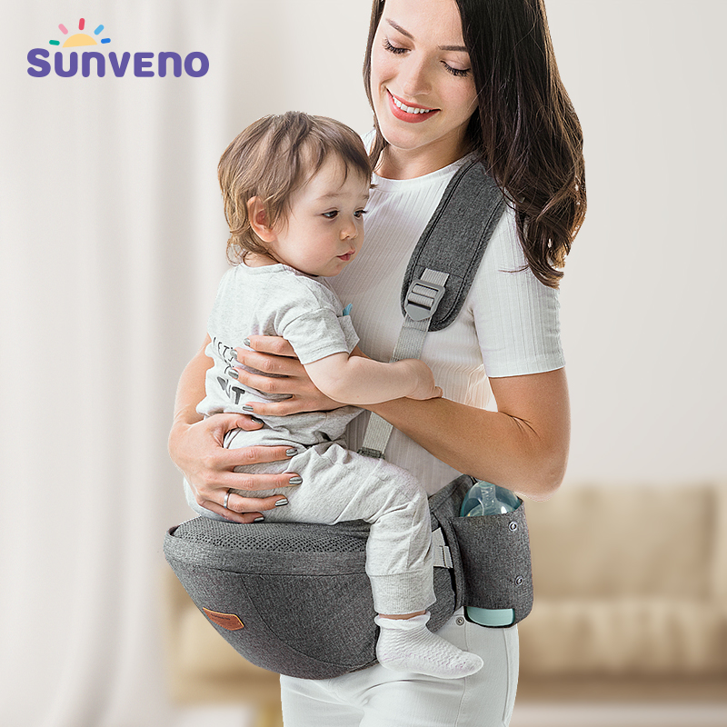 Sunveno nuevo portabebés de un hombro sin esfuerzo conveniente ajustable desmontable portabebés accesorios de bebé de alta calidad