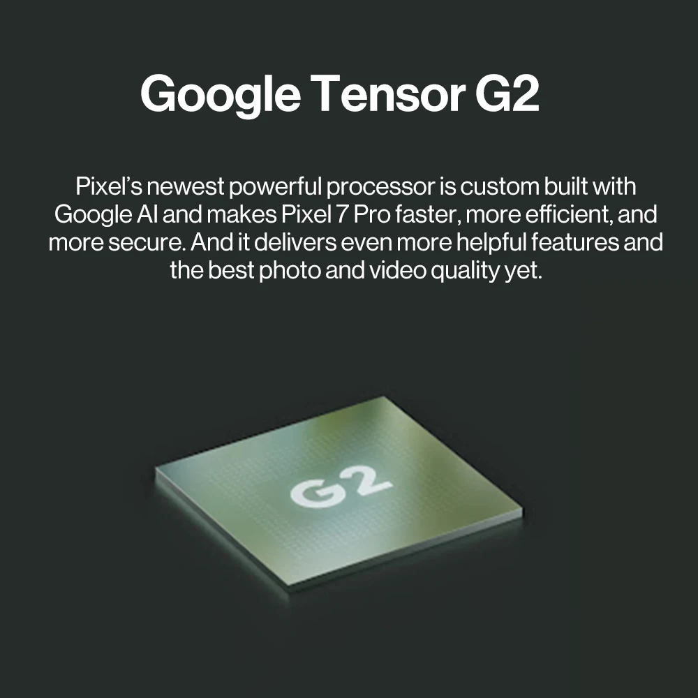 Google Pixel 7 Pro 5G Smartphone 12GB RAM 128GB ROM 6,7 "Google Tensor G2 120Hz Pantalla OLED 50MP Triple cámara NFC En stock