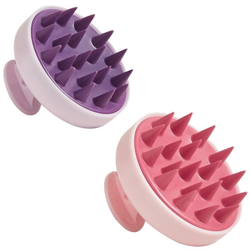 Brosse à shampoing en Silicone, peigne de Massage du cuir chevelu, peigne de lavage des cheveux, brosse de Massage corporel, brosse de bain-douche, outil de Salon de coiffure