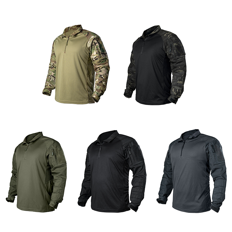 IDOGEAR UFS camisa táctica BDU ropa de combate con coderas camisa ligera elástica transpirable 3116