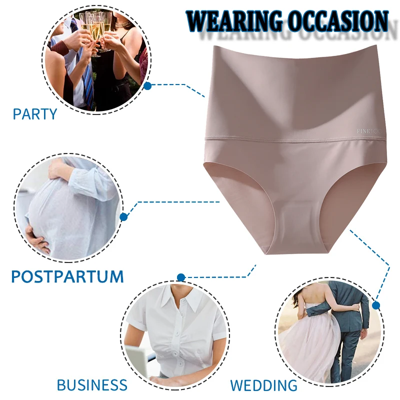 3 개/대 여성 고층 원활한 Shapewear 바디 슈트 얼음 실크 배꼽 컨트롤 엉덩이 기중 팬티 여성 슬리밍 부드러운 속옷