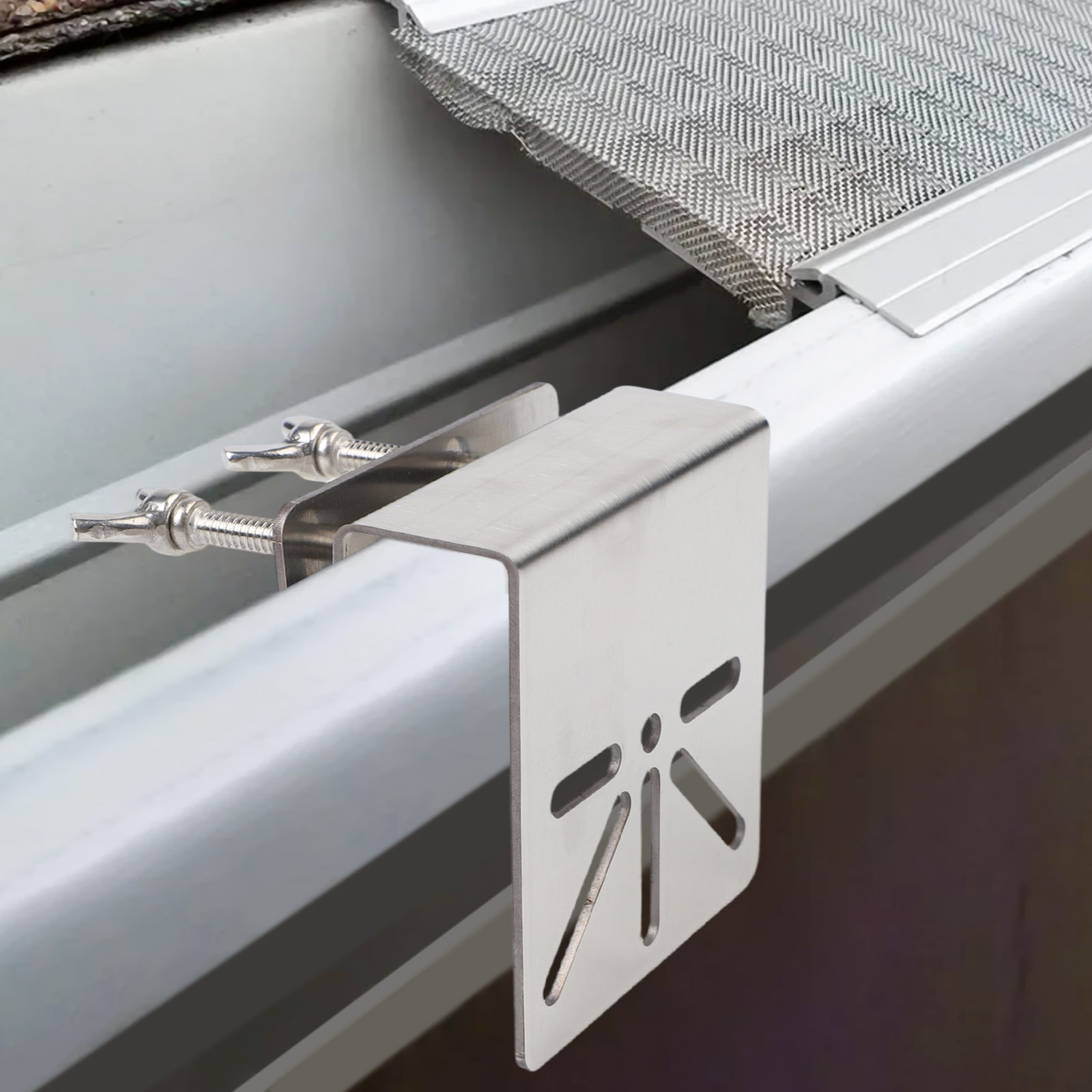 Metal Gutter Mount Bracket For Eufy SoloCam S340E30 Secure Your Solar Camera 9*8.5*3.5cm Gutter Mount Support Camera Surveillanc