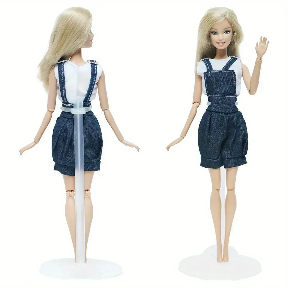 10PCS Transparent Stehen Unterstützung Für Puppen Klare Farbe Spielzeug Figur Display Halter Prop Up Mannequin Modell