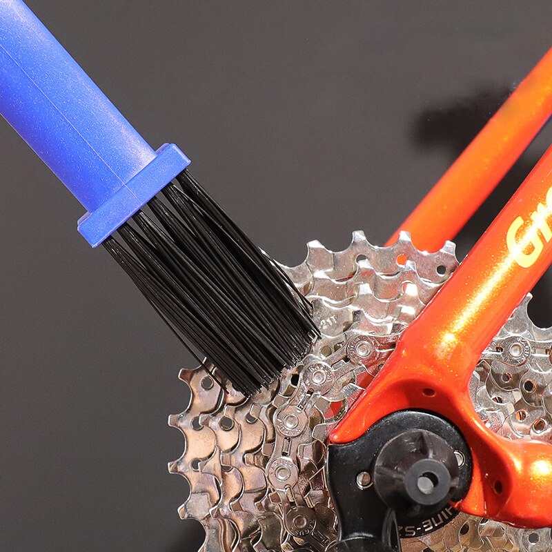 Detergente per catena portatile moto bici da strada catena spazzola pulita bicicletta pulita strumenti per moto strumento di manutenzione per la pulizia della catena