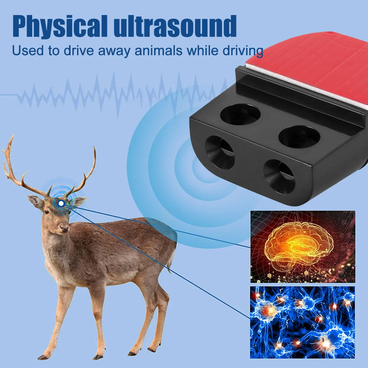 4 個鹿警告ホイッスルデバイスポータブル鹿よけホイッスルミニカー安全鹿ホイッスル耐候性動物警報