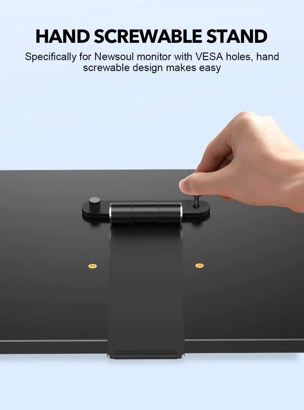 EVICIV Adjustable Monitor Stand VESA 75*75mm Mount Desk Support Holder for 7 - 17.3 Inch  M3/M4 Portable Monitor Kickstand