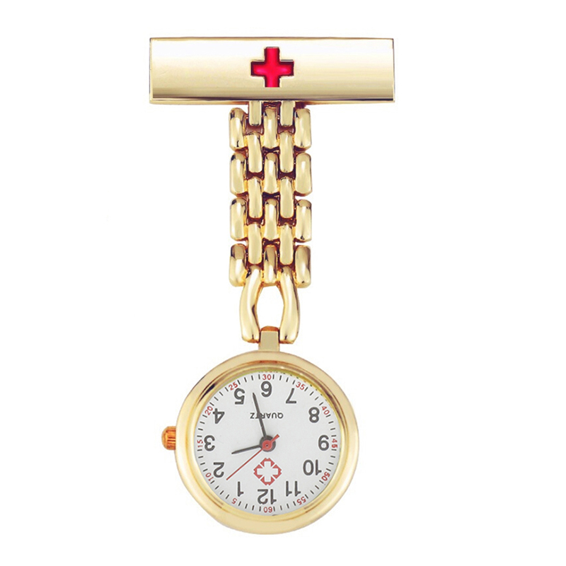 1/3 Uds. Reloj de bolsillo para enfermera, reloj duradero para enfermera, reloj duradero de acero inoxidable, reloj de enfermera elegante de acero inoxidable