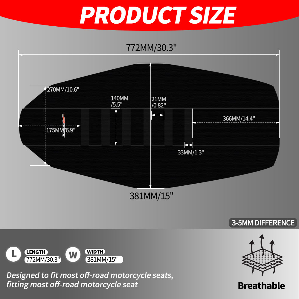 Motorcycle Accessories Seat Cover Waterproof Non-slip Design Universal For Honda KTM YAMAHA KAWASAKI CRF XC EXC 85 125 150 250