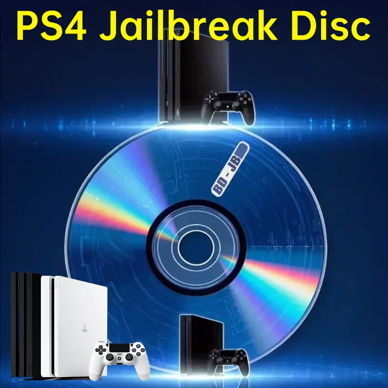 Универсальный диск PS4 Jailbreak — чехол на 1 щелчок для FW 9,0-12,02 — ПК не требуется! Играйте в резервные игры, Homebrew on Your PlayStation 4.