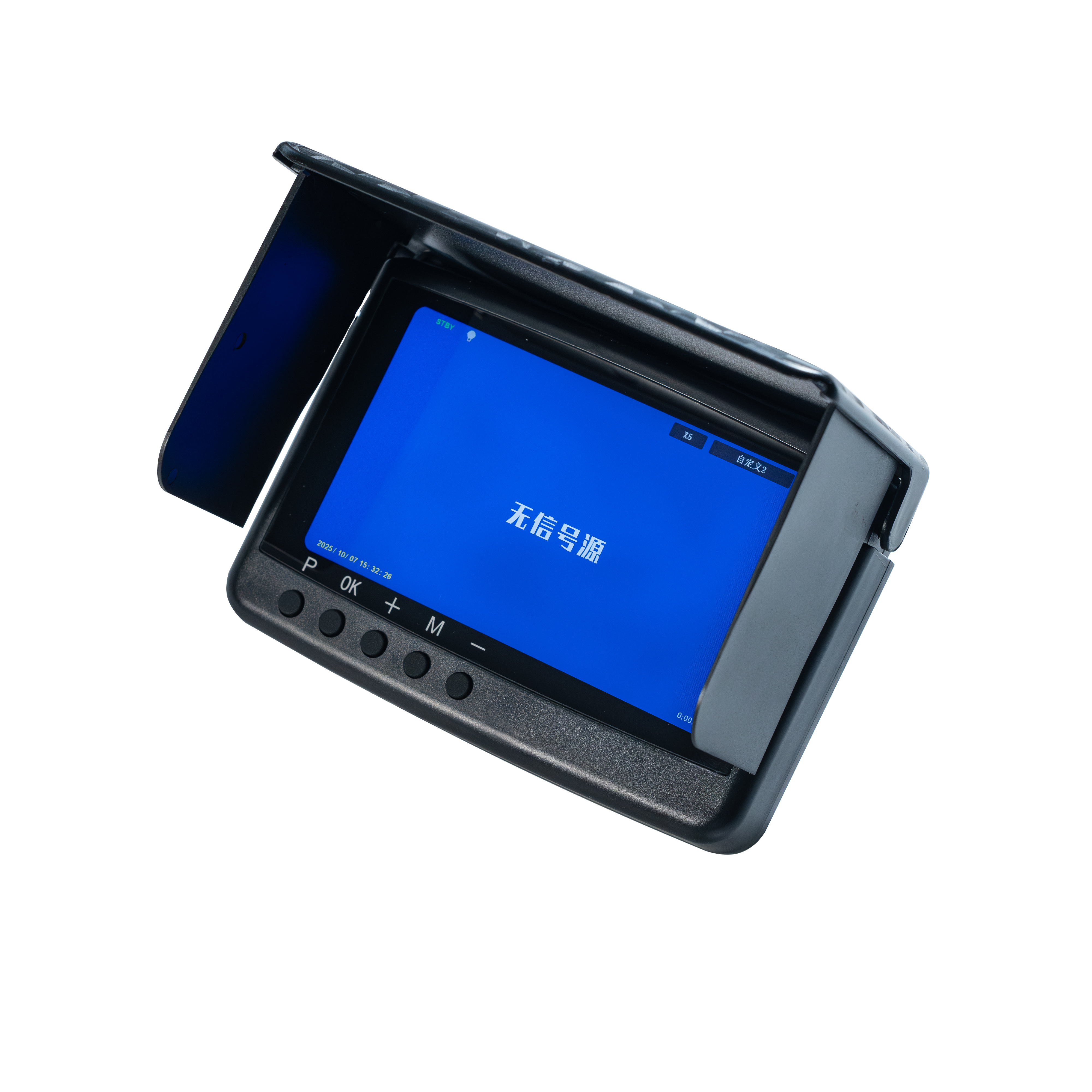 OLED Underwater Fishing Camera Display | 5-Inch 1080P HD Display, AHD/CVBS Dual Signals, Video Recording, 3.5mm Headphone Jack