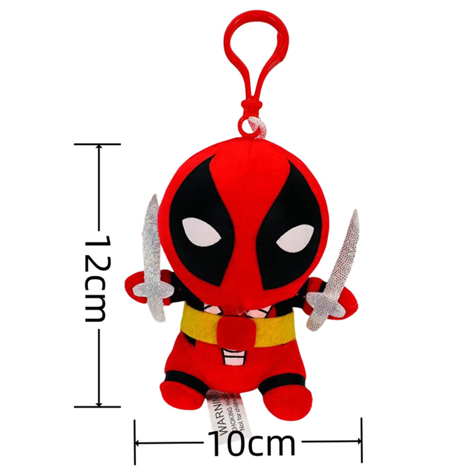 12-22 cm Anime Marvel Deadpool Plüsch Spielzeug Kawaii Puppen Cartoon Comics Figuren Kinder Geburtstag Weihnachten Geschenke