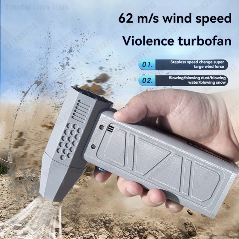 Souffleur d'air 140000 tr/min Turbo Jet ventilateur affichage de puissance puissant ordinateur poussière soufflage outils de nettoyage souffleur Portable noir